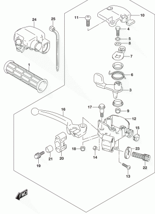 RH HANDLE LEVER