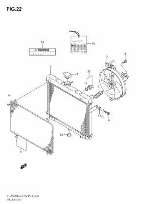 RADIATOR (LT-A500XZ E33)