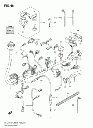 WIRING HARNESS (LT-A500XPL2 E28)