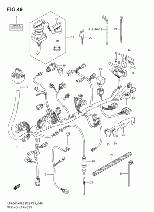 WIRING HARNESS (LT-A500XPZL2 E33)