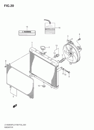 RADIATOR (LT-A500XPL2 E33)