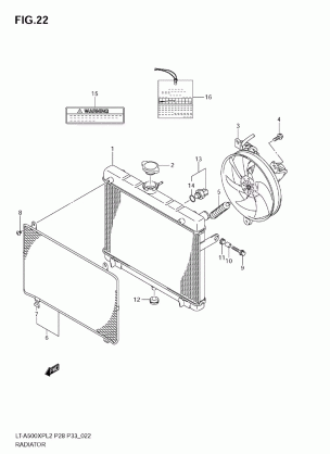 RADIATOR (LT-A500XPZL2 E33)