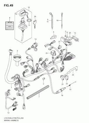 WIRING HARNESS (LT-A750XZ L2 E28)