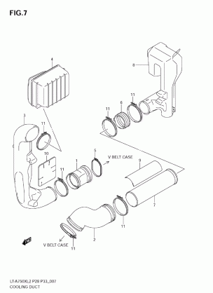 COOLING DUCT