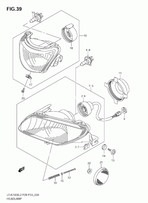 HEADLAMP (LT-A750X L2 E28)