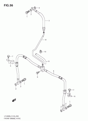 FRONT BRAKE HOSE