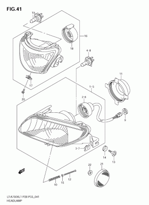 HEADLAMP (LT-A750XZL1 E28)