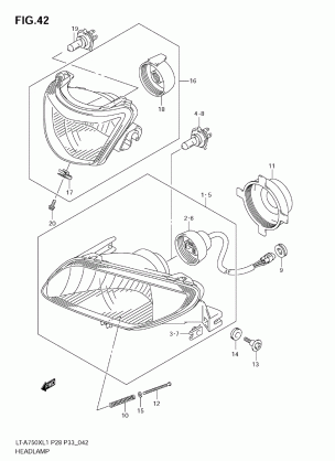 HEADLAMP (LT-A750XZL1 E33)