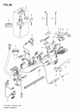 WIRING HARNESS (LT-A750XL1 E33)