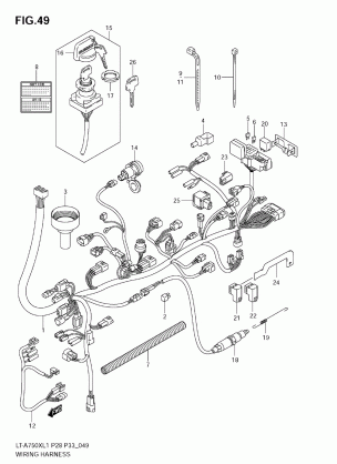 WIRING HARNESS (LT-A750XZL1 E28)