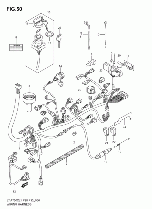 WIRING HARNESS (LT-A750XZL1 E33)