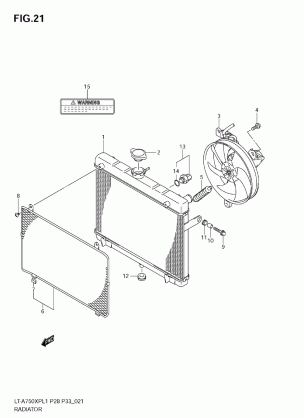 RADIATOR (LT-A750XP L1 E33)