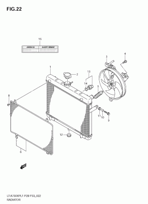 RADIATOR (LT-A750XPZ L1 E28)