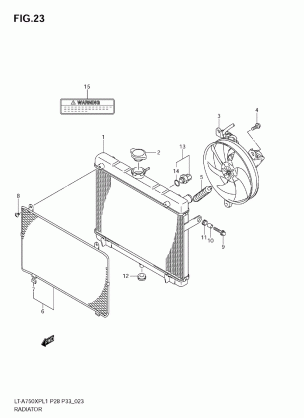 RADIATOR (LT-A750XPZ L1 E33)