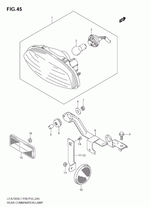 REAR COMBINATION LAMP (LT-A750XZL1 E28)