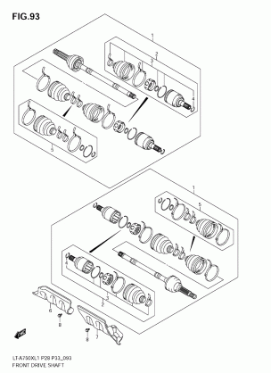 FRONT DRIVE SHAFT