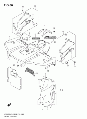 FRONT FENDER (LT-A750XPZ L1 E33)