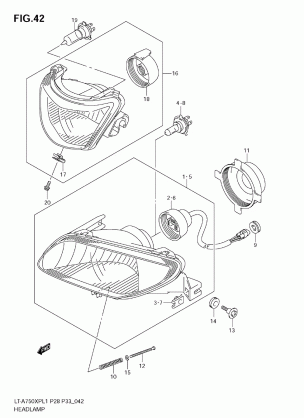 HEADLAMP (LT-A750XPZ L1 E33)