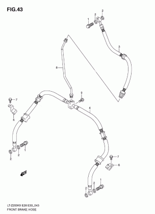 FRONT BRAKE HOSE