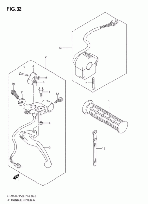 LH HANDLE LEVER