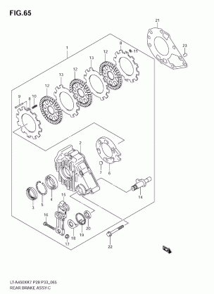 REAR BRAKE ASSY