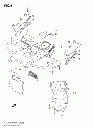 FRONT FENDER (MODEL K7 / K8)