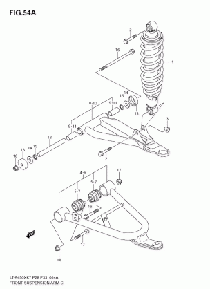 FRONT SUSPENSION ARM (MODEL K8 / K9)