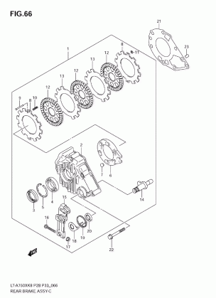 REAR BRAKE ASSY