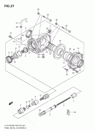 FINAL BEVEL GEAR (REAR)