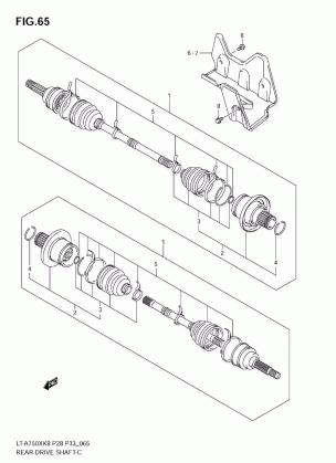 REAR DRIVE SHAFT