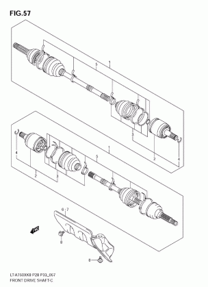 FRONT DRIVE SHAFT