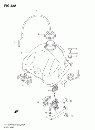 FUEL TANK (MODEL K9)