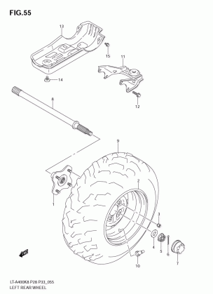 LEFT REAR WHEEL