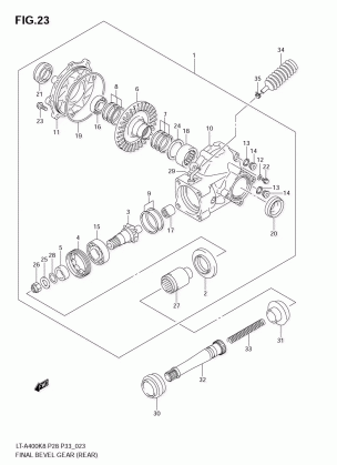 FINAL BEVEL GEAR (REAR)