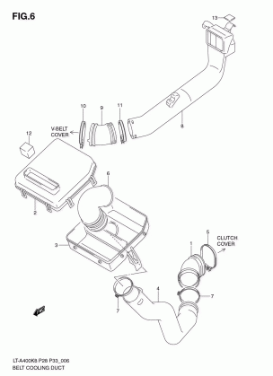 BELT COOLING DUCT