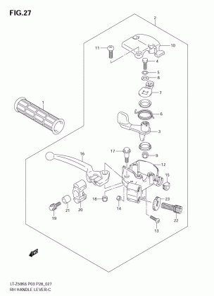 RH HANDLE LEVER