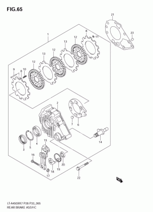 REAR BRAKE ASSY