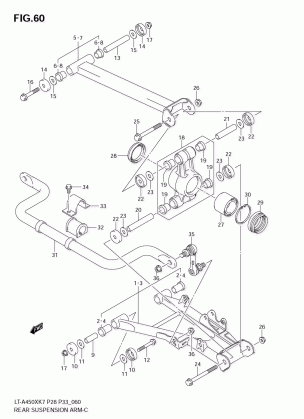 REAR SUSPENSION ARM (MODEL K7)