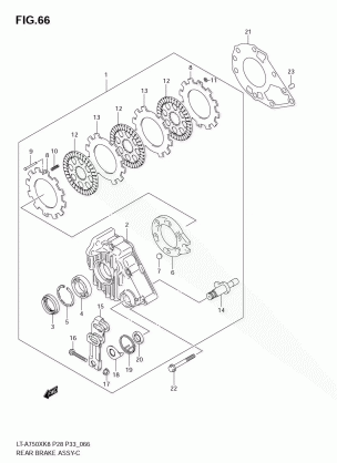 REAR BRAKE ASSY