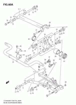 REAR SUSPENSION ARM (MODEL K8)