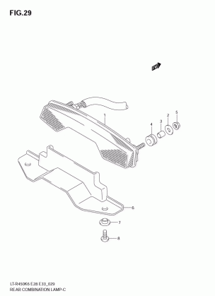 REAR COMBINATION (LT-R450K6 / K7 / K8 / ZK8 E33)