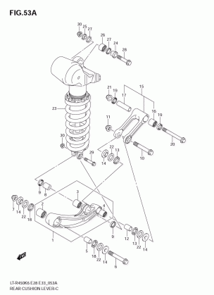 REAR CUSHION LEVER (MODEL K8)