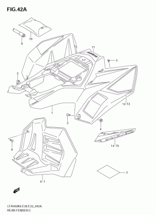 REAR FENDER (MODEL K8)