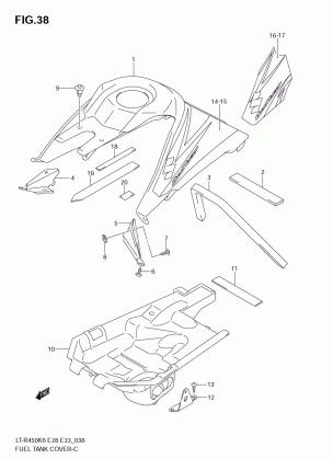 FUEL TANK COVER (MODEL K6 / K7)