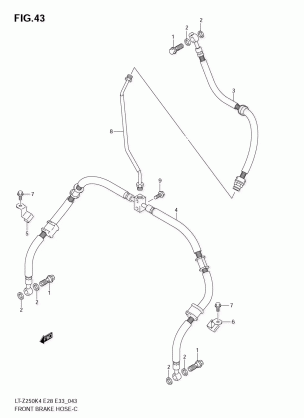 FRONT BRAKE HOSE