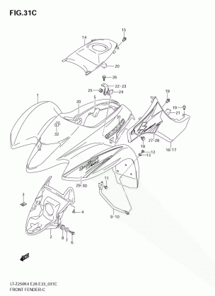 FRONT FENDER (MODEL K7)