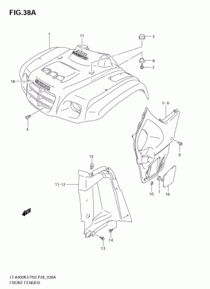 FRONT FENDER (MODEL K4)