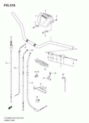 HANDLEBAR (MODEL K5 / K6 / K7)