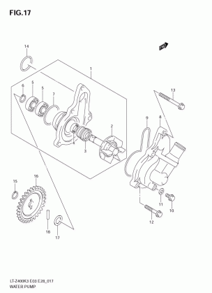 WATER PUMP (MODEL K3 / K4)