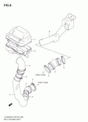 BELT COOLING DUCT